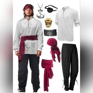 Pirate Renaissance Costume  Medieval Outfit